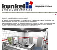 Webdesign fü Kunkel Grossküchenmontage